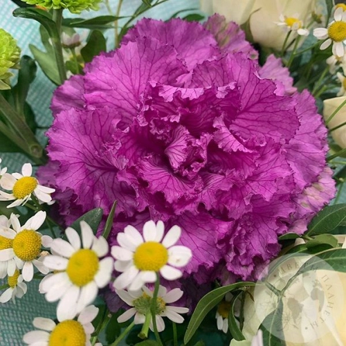 Букет из роз и хризантем "Поляна" в магазине Цветы Планеты