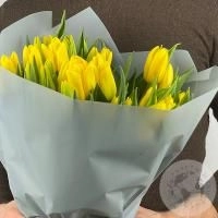 25 тюльпанов желтых в магазине Цветы Планеты