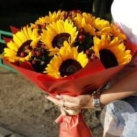 Букет подсолнухов 
