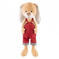 Мягкая игрушка «Кролик Зак в комбезе», 25 см в магазине Цветы Планеты Мягкая игрушка «Кролик Зак в комбезе», 25 см