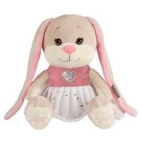 Мягкая игрушка "Зайка в белой юбочке со звездочками", 20 см