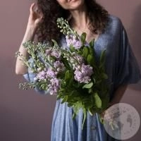 Маттиола светло-розовая 11 шт. в магазине Цветы Планеты