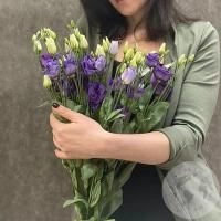 Эустома фиолетовая 7 шт.