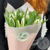 30 тюльпанов белых в магазине Цветы Планеты