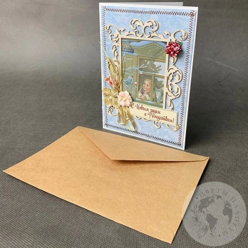 Открытка "С Новым годом и Рождеством" в магазине Цветы Планеты Открытка "С Новым годом и Рождеством"