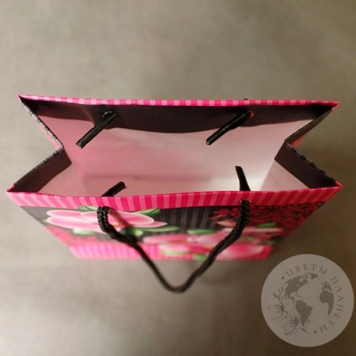 Пакет подарочный "Цветы" в магазине Цветы Планеты