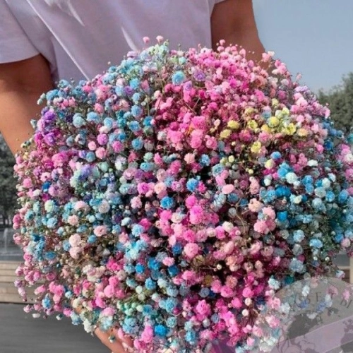 Композиция из гипсофилы в магазине Цветы Планеты