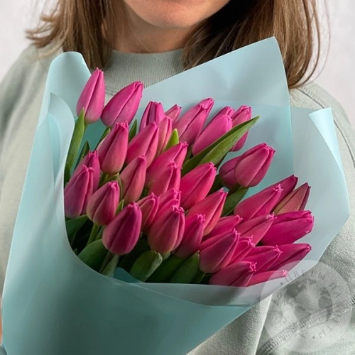 31 тюльпан бордовый 31 тюльпан бордовый в магазине Цветы Планеты