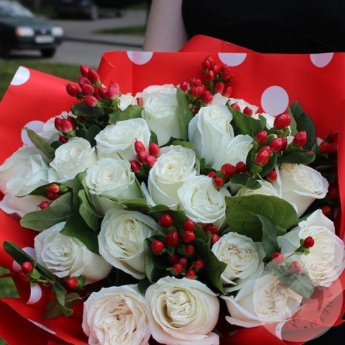 Букет из роз "Свежий взгляд" в магазине Цветы Планеты