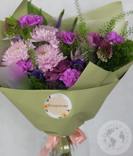 Букет из хризантем "Прекрасное" в магазине Цветы Планеты Букет из хризантем "Прекрасное" в магазине Цветы Планеты