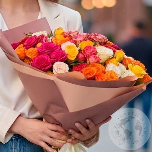 Букет 21 роза в магазине Цветы Планеты