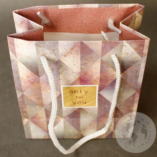 Пакет подарочный "Только для тебя" в магазине Цветы Планеты