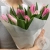 15 тюльпанов розовых в магазине Цветы Планеты