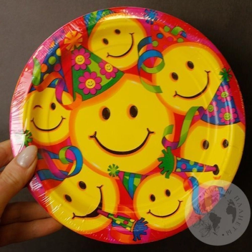 Набор посуды "Смайлик" в магазине Цветы Планеты