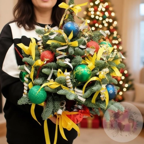 Подарки на Букет из нобилиса на Новый год в магазине Цветы Планеты