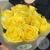 15 роз желтых 70 см. в магазине Цветы Планеты