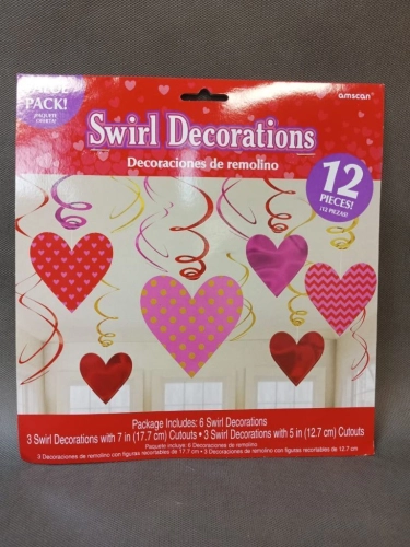 Спираль Сердца 12 шт. в магазине Цветы Планеты