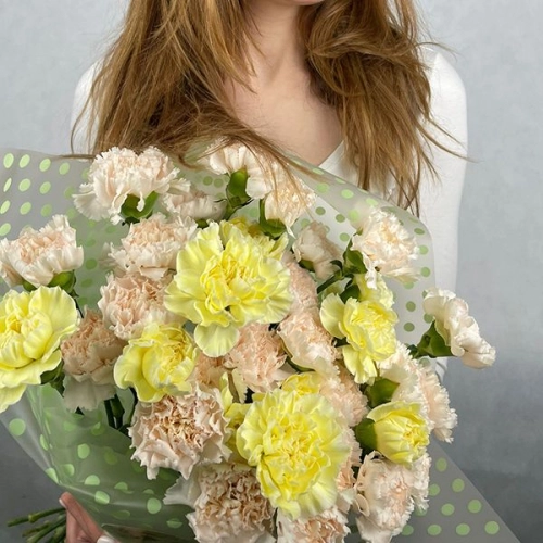 35 гвоздик MIX в магазине Цветы Планеты