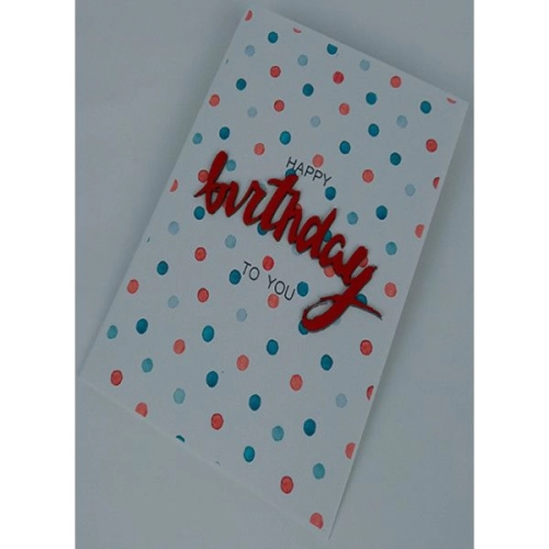 Открытка "Happy Birthday to you" в магазине Цветы Планеты Открытка "Happy Birthday to you"