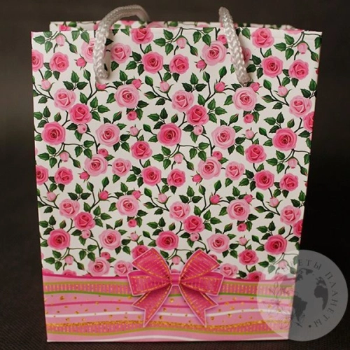 Пакет подарочный женский в магазине Цветы Планеты