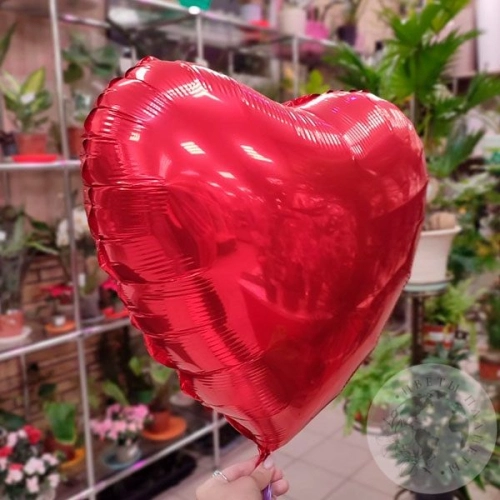 Шар воздушный "Сердце" красный