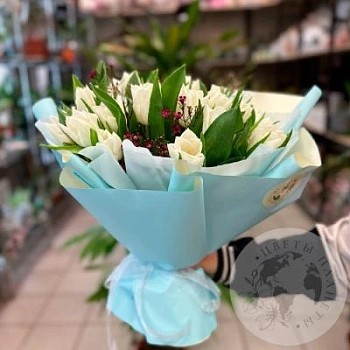 Букет из 35 тюльпанов Букет из 35 тюльпанов
