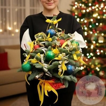 Букет из нобилиса на Новый год
