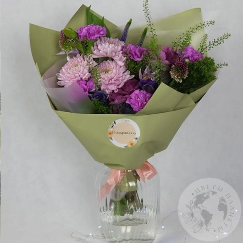 Букет из хризантем "Прекрасное" в магазине Цветы Планеты Букет из хризантем "Прекрасное" в магазине Цветы Планеты