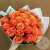 17 роз оранжевых 60 см. 17 роз оранжевых 60 см. в магазине Цветы Планеты