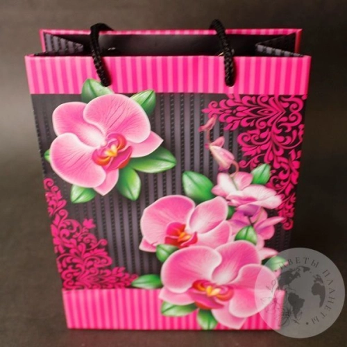 Пакет подарочный "Цветы" в магазине Цветы Планеты