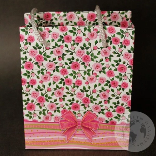 Пакет подарочный женский в магазине Цветы Планеты