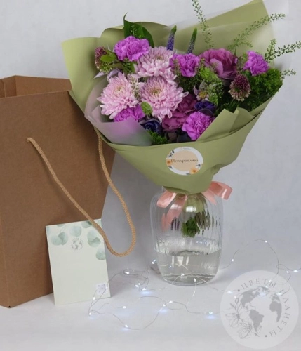 Букет из хризантем "Прекрасное" в магазине Цветы Планеты Букет из хризантем "Прекрасное" в магазине Цветы Планеты