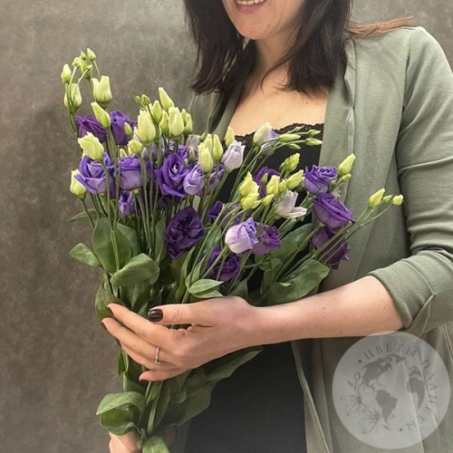 Эустома фиолетовая 7 шт.