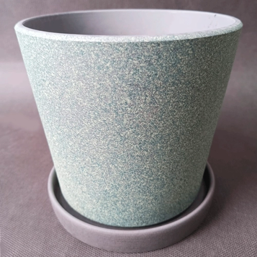 Цветочный горшок грильж изумруд конус №2 в магазине Цветы Планеты