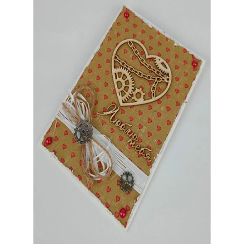 Красивая и оригинальная открытка "Люблю тебя"