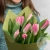 15 тюльпанов розовых в магазине Цветы Планеты