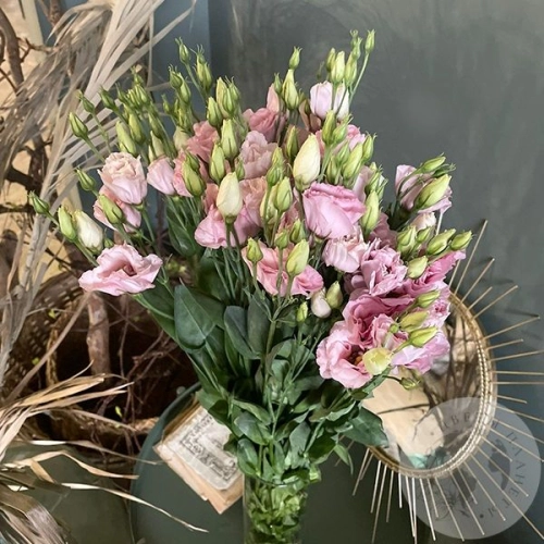 Эустома розовая 9 шт. в магазине Цветы Планеты Эустома розовая 9 шт.