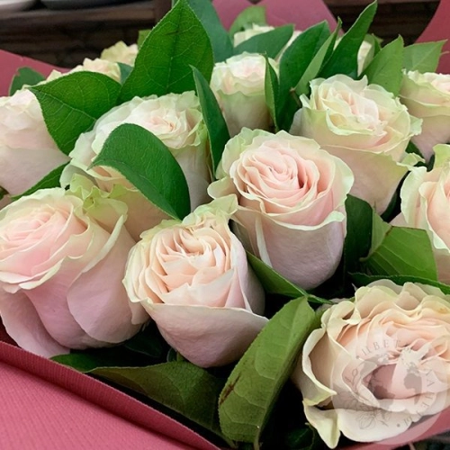 Букет из 25 роз "Нежный" в магазине Цветы Планеты
