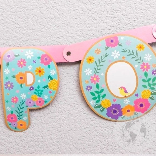 Гирлянда "С днем рождения" в магазине Цветы Планеты