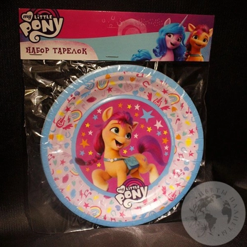 Тарелки "Пони" в магазине Цветы Планеты