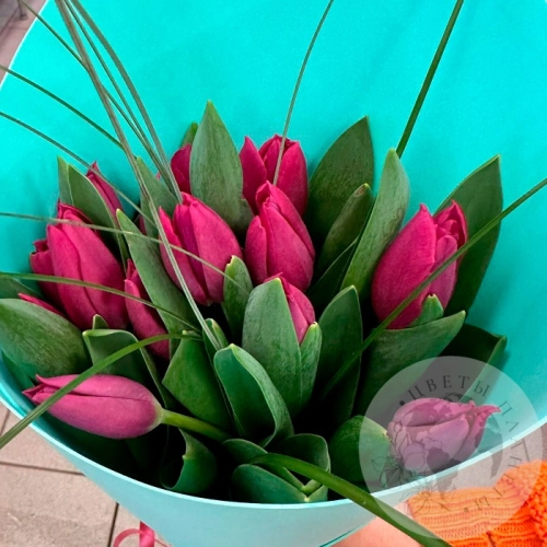 Букет 15 тюльпанов в магазине Цветы Планеты