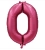 Шар цифра "0", 102 см., сатин в магазине Цветы Планеты Шар цифра "0", 102 см., сатин в магазине Цветы Планеты