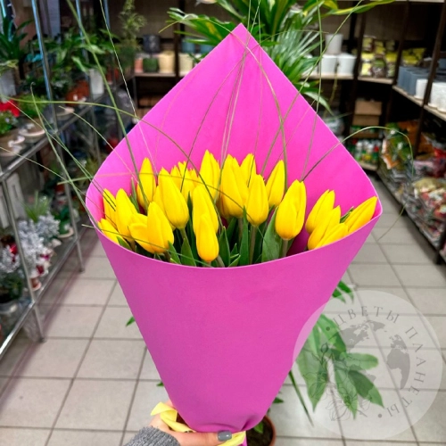 Букет 25 тюльпанов в магазине Цветы Планеты