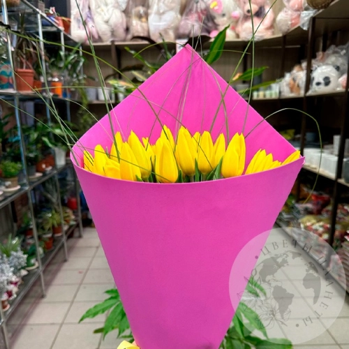 Букет 25 тюльпанов в магазине Цветы Планеты