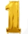 Шар цифра "1", 66 см. Золото в магазине Цветы Планеты