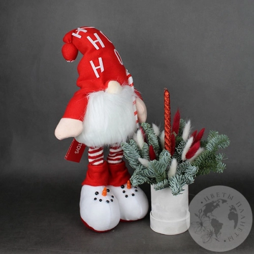 Подарки на Новогодняя композиция "Гном" в магазине Цветы Планеты