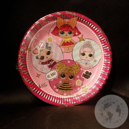 Набор посуды "Куклы Лол" в магазине Цветы Планеты