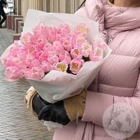 30 тюльпанов розовых в магазине Цветы Планеты