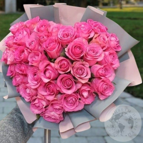 Букет 39 роз  "Для любимого человека" в магазине Цветы Планеты