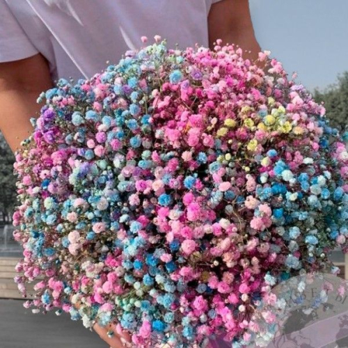 Композиция из гипсофилы в магазине Цветы Планеты